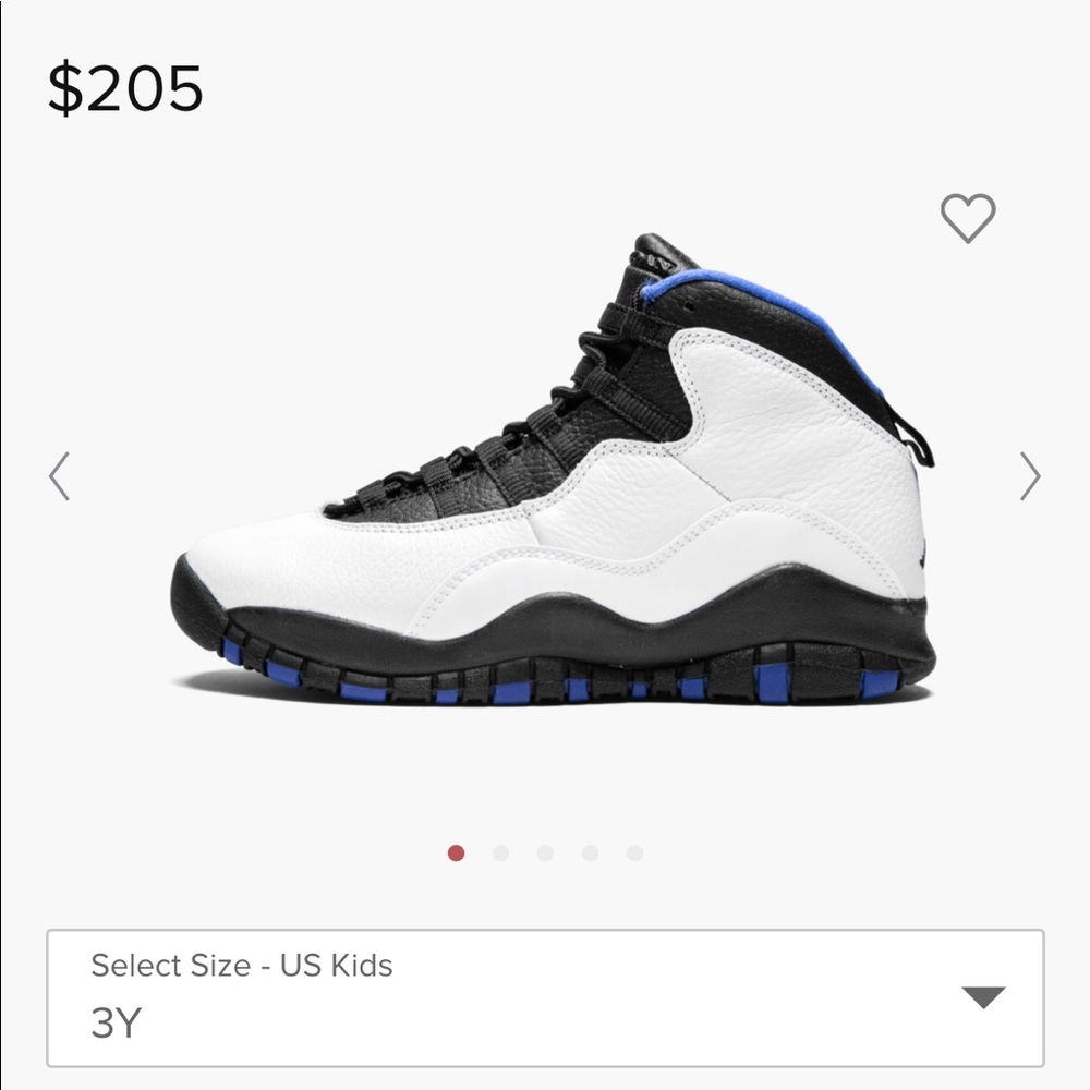 Nike Air Jordan excellent condition great sneakers out of stock size 3 great buy